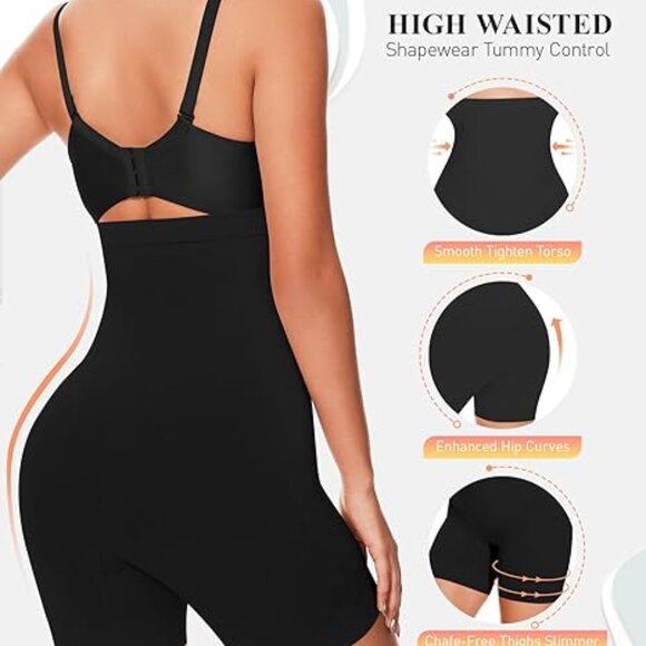 BESTENA Shapewear Shorts, High Waisted Shapewear for Women Tummy Control - Picture 3 of 5